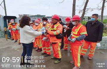 抗擊疫情，龍吉順在行動......